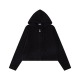 LOEWE Sweater 25fw Wool Zipper Sweater Jacket Short Women's Autumn New Arrival