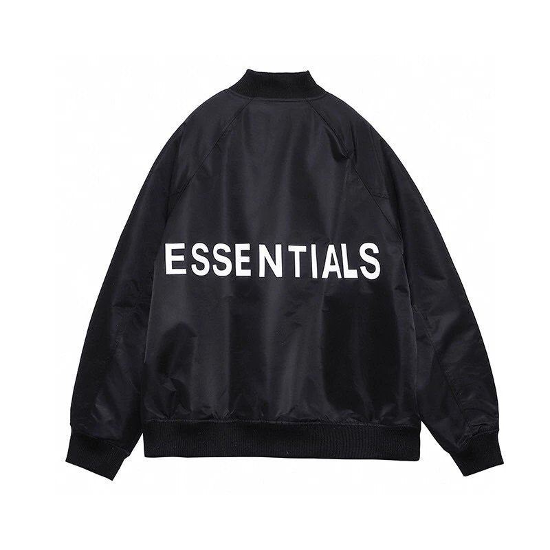 ESSENTIALS Jackets Top Version Double Line Pilot Jacket High Street Men & Women Trendy Cotton Coat Jacket