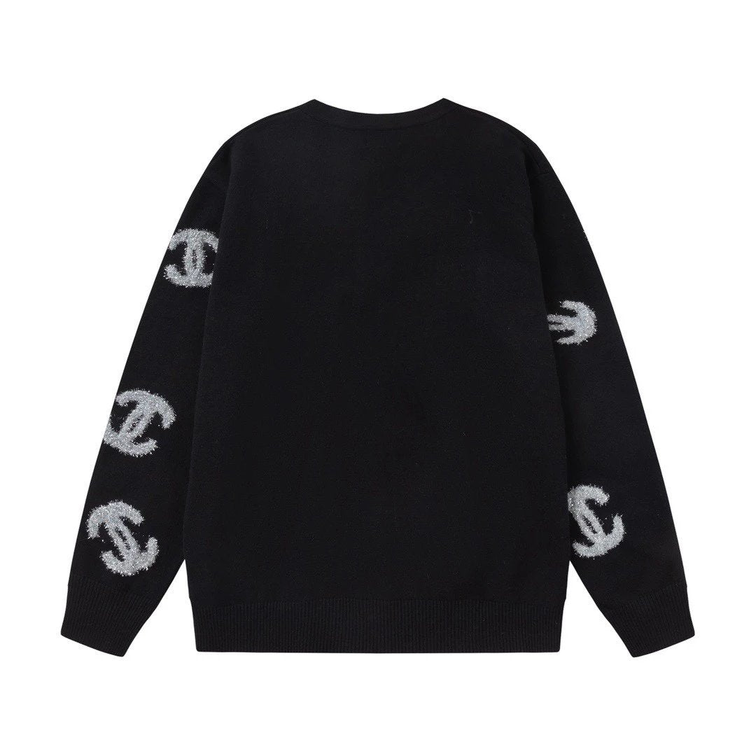 Chanel Sweater New Jacquard Cashmere Cardigan
Fixed Dyeing70%Cashmere25%Wool5%Acrylic Yarn