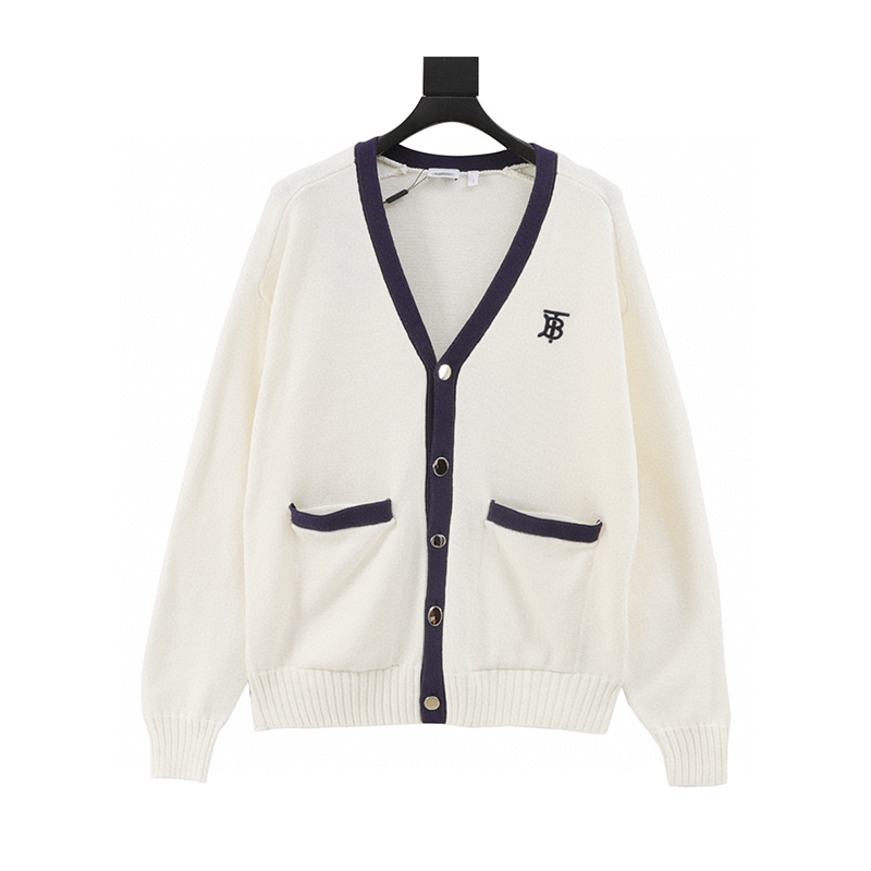 Burberry Sweater TB Embroidery logo Logo Cardigan Sweater for Men and Women