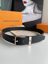 Louis Vuitton LV Belt Top version 【Counter Quality】The Most New Belt4.0cm Men's Belt Pin Buckle Men's Leather Belt with Classic Presbyopic Checkered Belt with Genuine Goods Packaging No Problem in and out of the Counter Versatile Casual Fashion Formal Wea