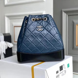 Chanel Women's Bag Top version Series New Gabrielle Wandering Backpack Fashionable All-Match Women's Shoulder Bag Hobo Bag Leisure Travel Small Bookbag Small Backpack Wandering Backpack