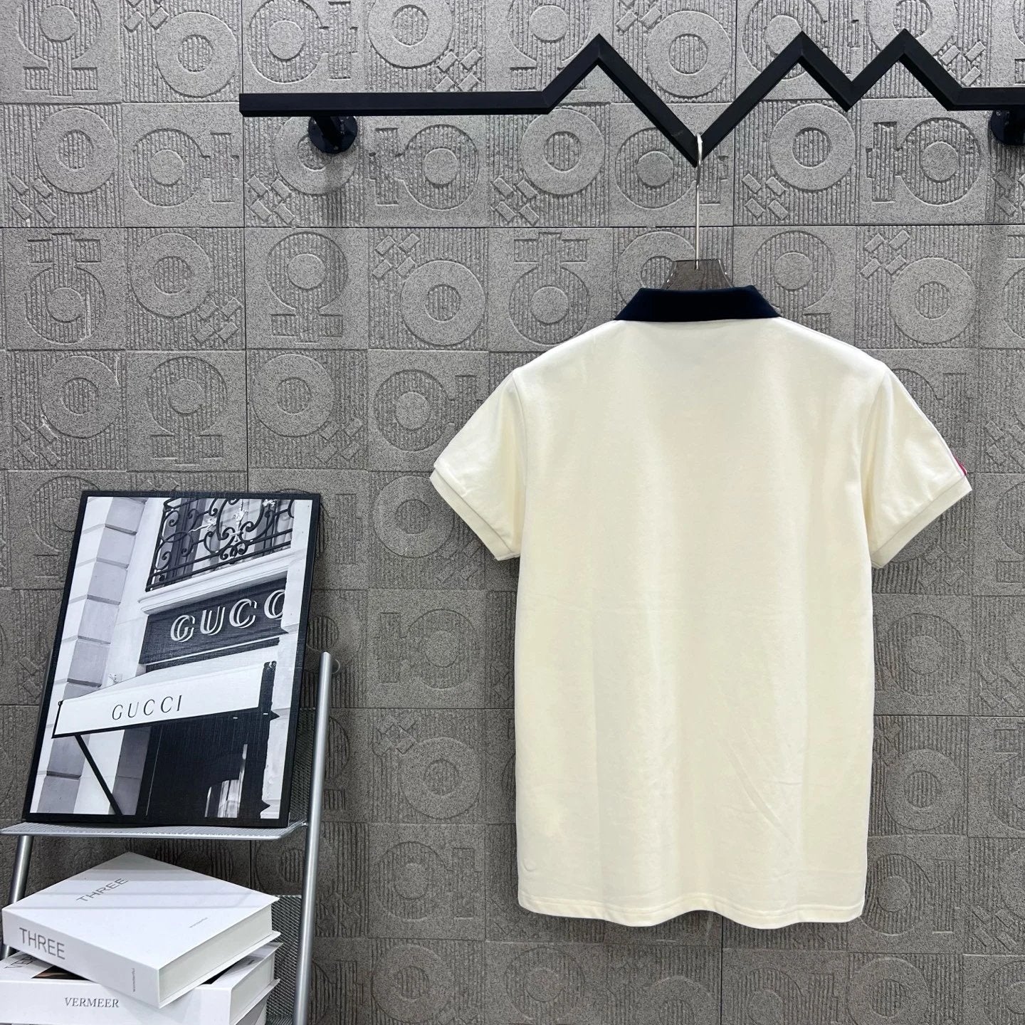 Gucci T-shirt Double-breasted G Embroidery logoPOLO Short Sleeve Turn-down Collar Shirt Unisex Summer Loose Fit T Business Commuter Short Sleeve Shirt Plus Size