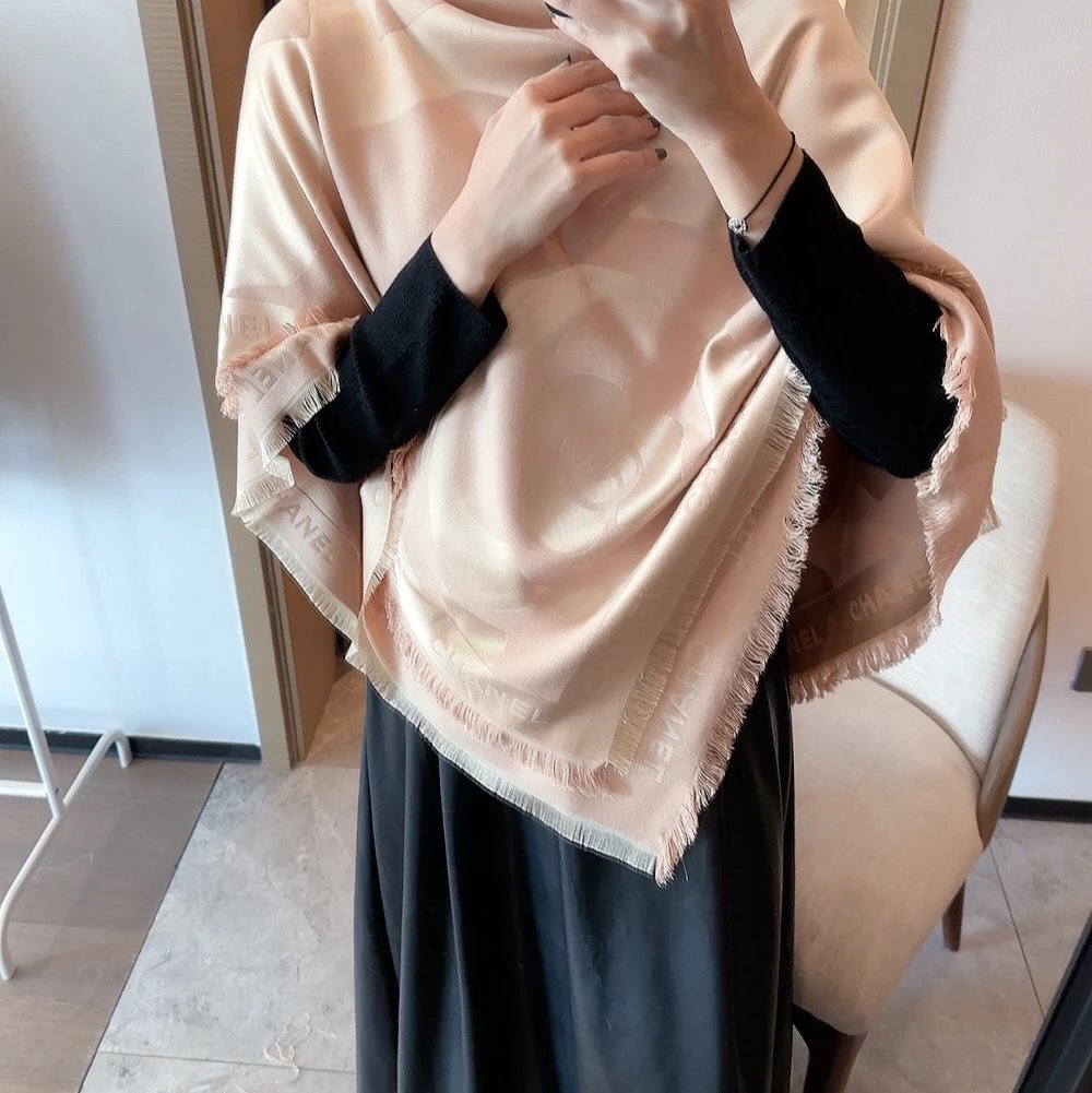 Chanel Scarf New Scarf【Camellia】Very Good Quality