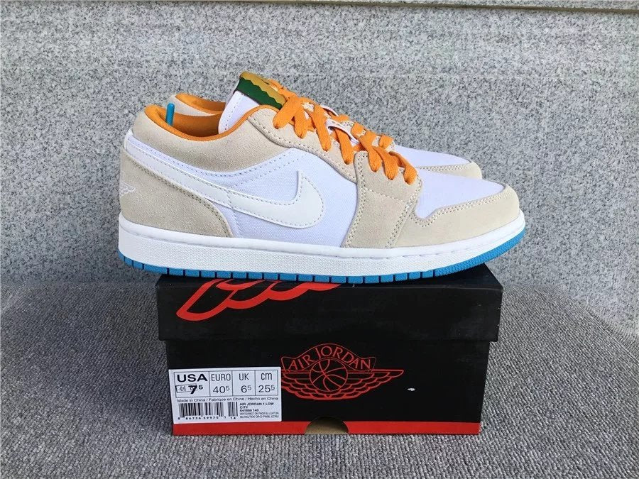 Air Jordan 1 Low shoes New All-Match Trendy Men's Casual Sports Shoes