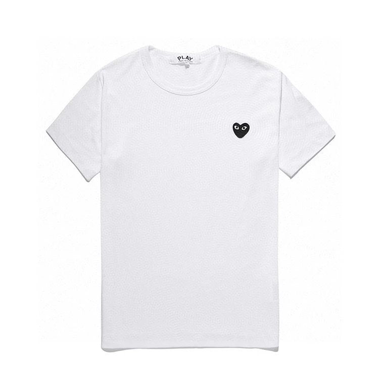 Rei Kawakubo T-shirt Top Version T T-shirt Women's Summer Classic Little Red Heart Cotton round Neck Short Sleeve Men