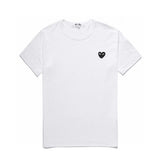 Rei Kawakubo T-shirt Top Version T T-shirt Women's Summer Classic Little Red Heart Cotton round Neck Short Sleeve Men