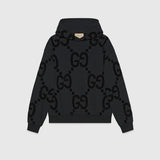 Gucci Hoodie Full Print logo Solid Color Hooded Sweatshirt Jacket Top Unisex Sports Casual Loose Fit Versatile