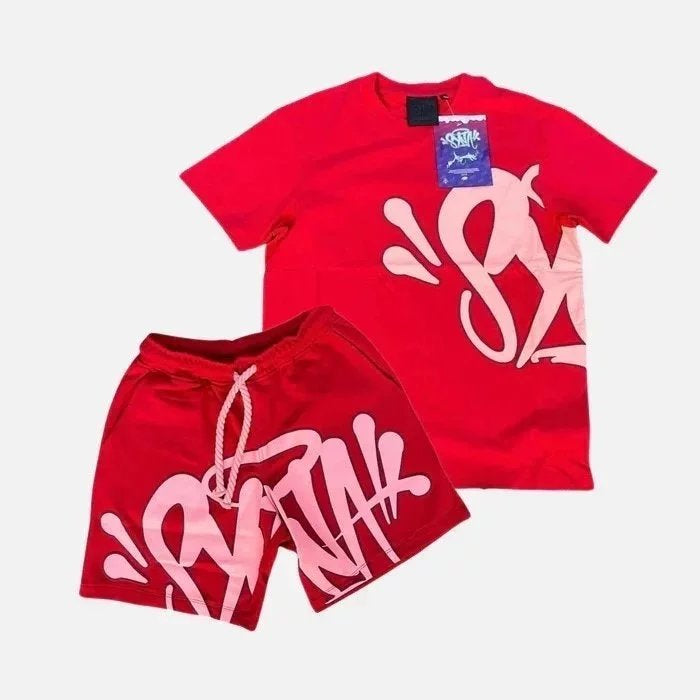 Syna World T-shirt D42Summer Hip-Hop Fashionable Brand Shorts Suit