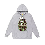 Bape Hoodie 2024Autumn and Winter New Japanese Fashion Brand Pullover plus Size Loose Hoodie Male and Female Couples Wear Teen Fashion Brand Sweater-CY