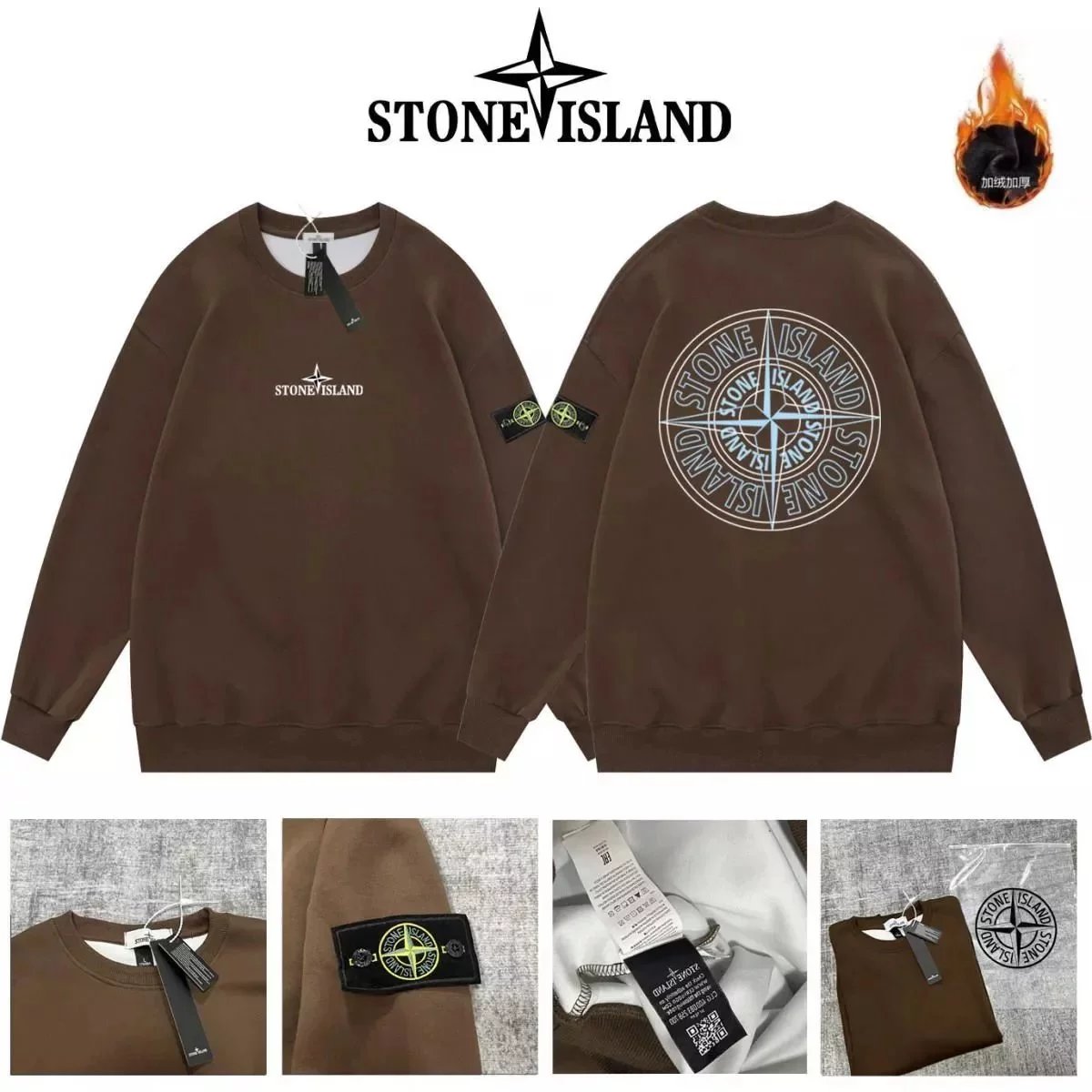 Stone Island Hoodie High Street Fashion Brand Long Sleeve T T-shirt Sweater1-40