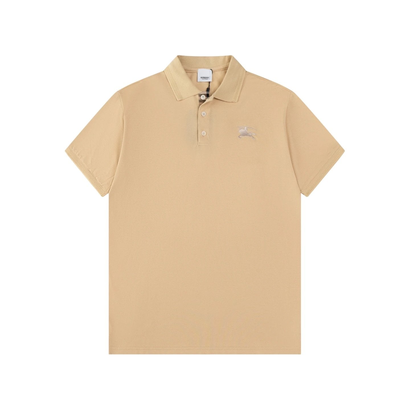Burberry T-shirt Chest logo Embroidery polo Turn-down Collar Short Sleeve Business Casual Versatile Unisex b Home T T-shirt Half Sleeve