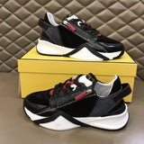 FENDI Shoes 2024New Sports Shoes Men's Color Matching Twill Letters Dad Shoes All-Match Lace-up Casual Shoes Men