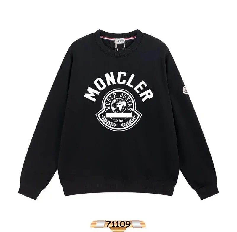 Moncler Hoodie Autumn Fashion All-Match round Neck Sweater MR26-40-Telegram