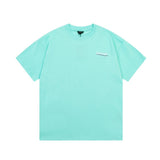 Balenciaga T-shirt Coke Wave Print on the Chest logo round Neck Short Sleeve25ss New Pure Cotton Unisex Style T T-shirt OS Loose Fit Base Shirt Top Half Sleeve T-Shirt
