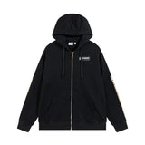 Burberry Hoodie Plaid Hooded Patchwork Jacket Casual Loose Versatile Zipper Hoodie Sweatshirt Unisex Sportswear24ss Autumn and Winter New Products
