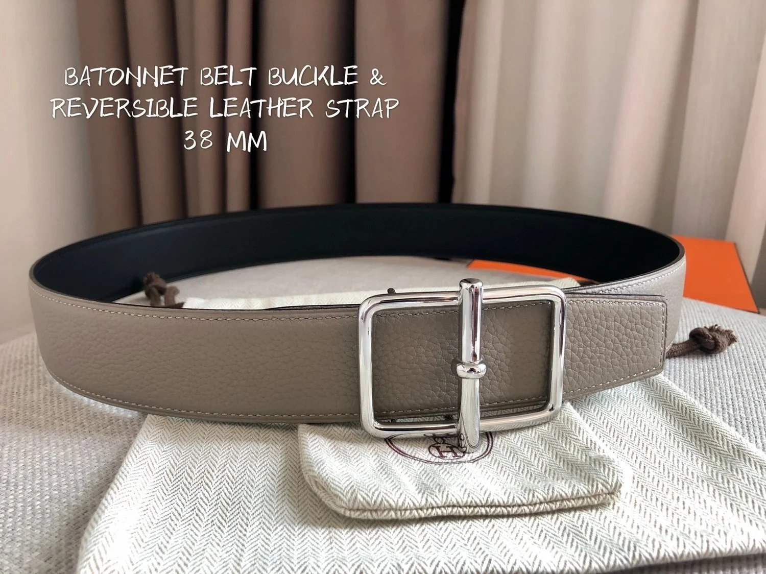 Hermes Belt Top version Double-Sided Head Layer Cowhide Leather Belt Women's Belt Men's Leather Belt Leather Belt for Men and Women h Home Belt3.8cm