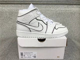 Air Jordan 1 Mid shoes New All-Match Trendy Men's Casual Sports Shoes