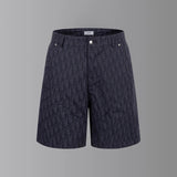 Dior shorts Full Jacquard Print logo Five-point Shorts25ss New Drawstring Casual Summer Pants American Style5Two-in-One Casual Sweatpants for Men and Women, Pure Cotton Joggers