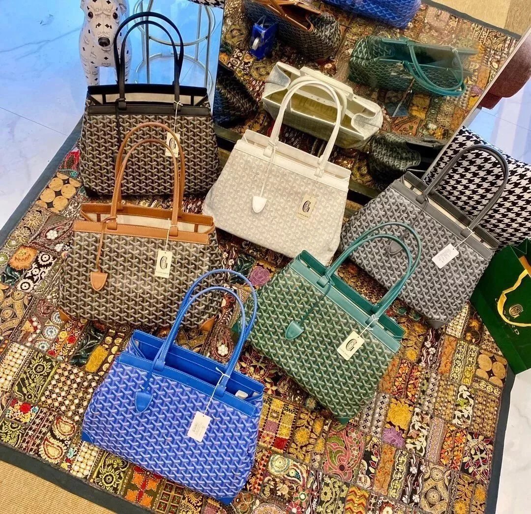 Goyard Bag Top version 2021New Women's Bag bellechasse Classic Shopping Bag One-Shoulder Portable Underarm Bag Commuter Bag Tote Bag Leather Patchwork Briefcase tote Bag