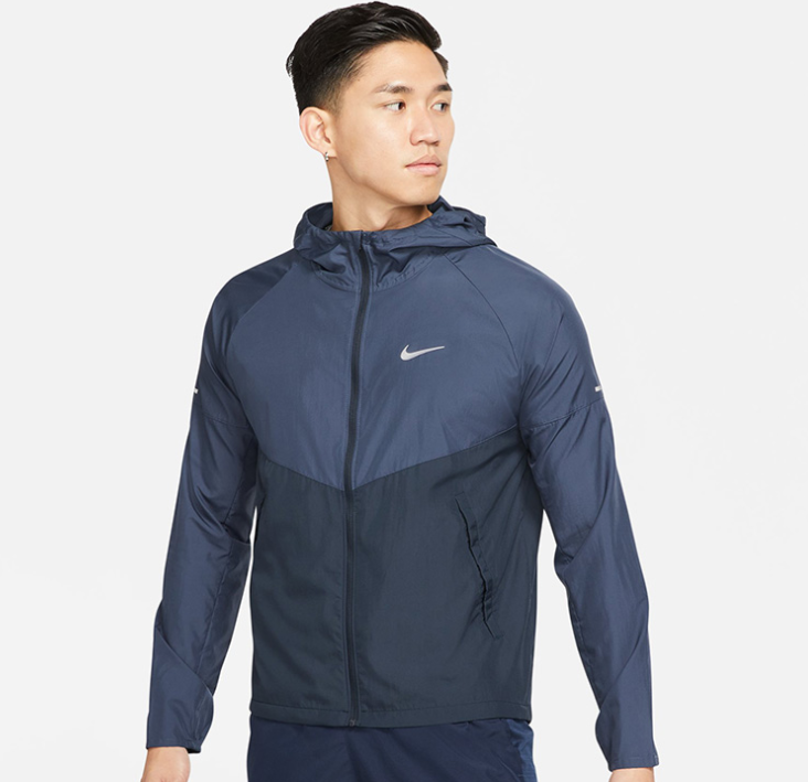 Nike Jackets Men's Thin Jacket for Summer Woven Quick-Drying Running Training Sports Casual Hooded Jacket DD4747