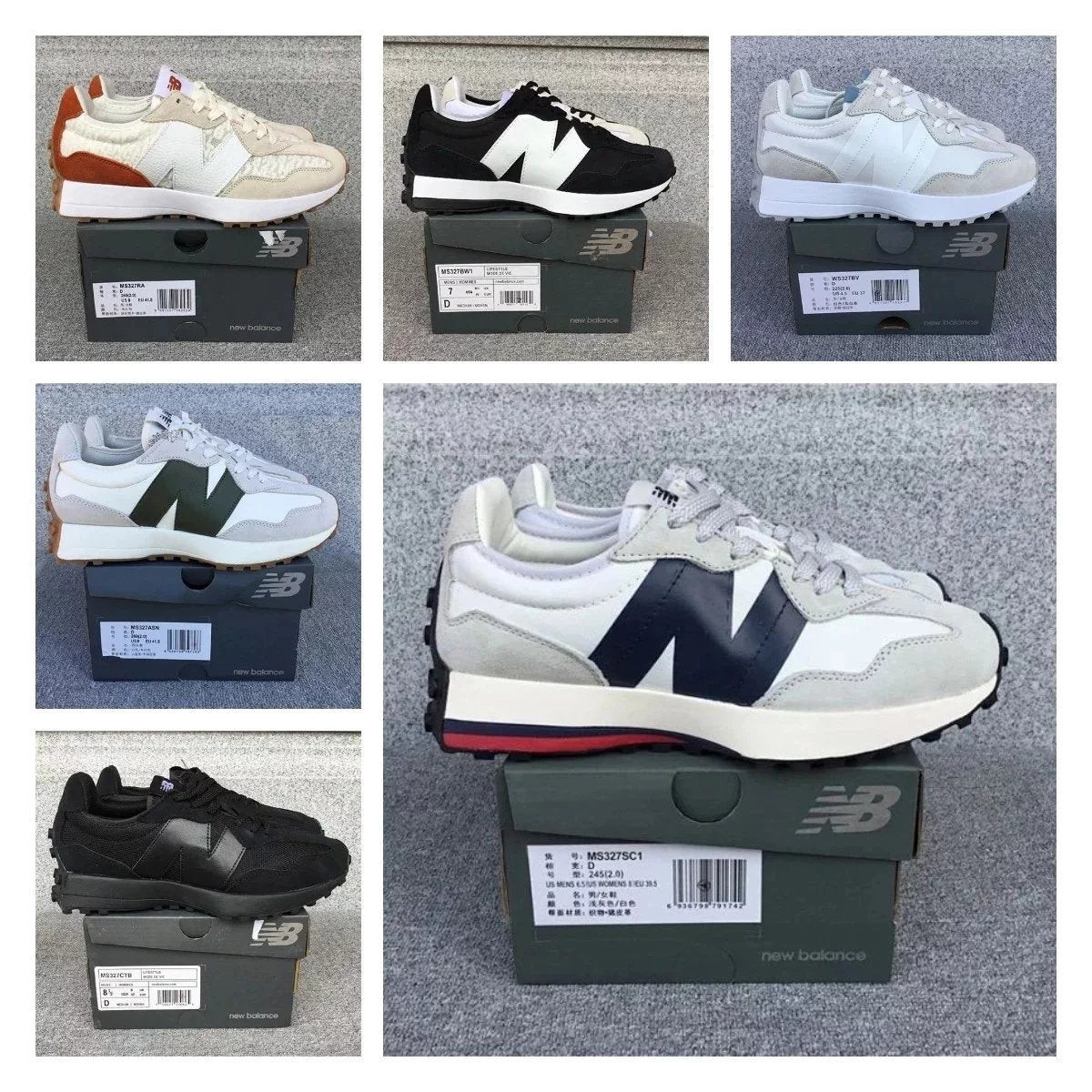 New Balance Shoes Fashion Trendy Brand Sneaker Men's and Women's Casual Shoes Running Shoes327