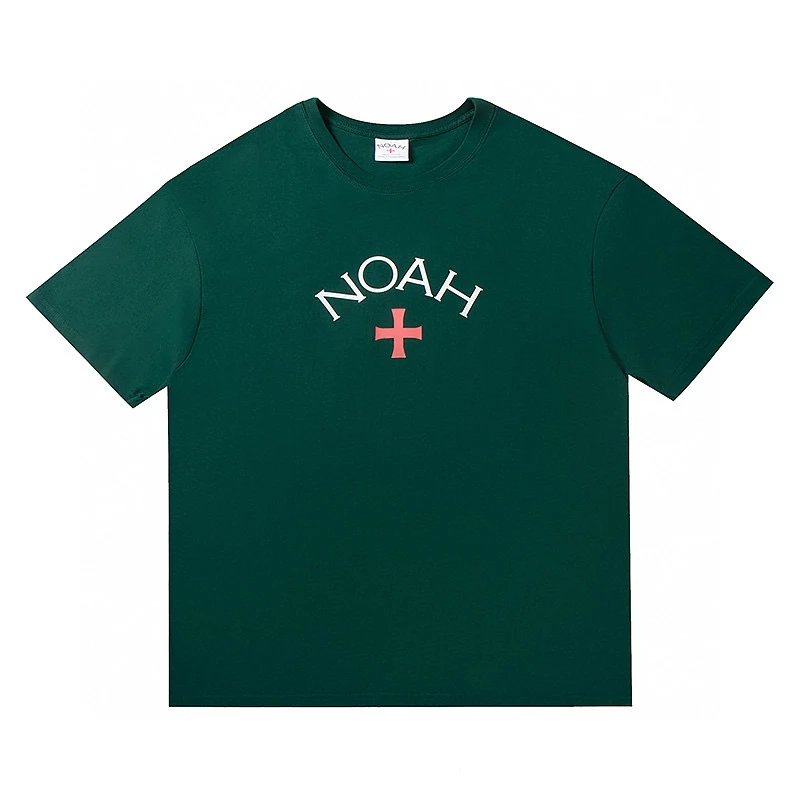 NOAH T-shirt Top Version First Generation Classic Cross Men and Women round Neck Casual Short Sleeve T T-shirt