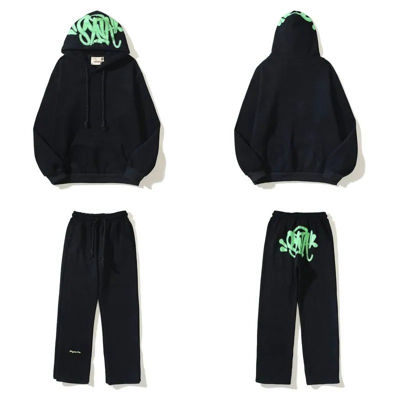 Syna World Hoodie Drill Fashionset-007Fashion Brand Fashion Sweater Suit Sweatpants