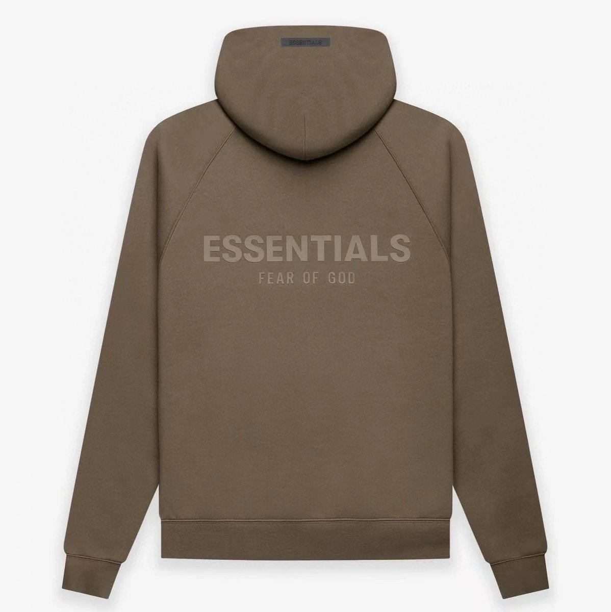 ESSENTIALS Hoodie Top Version Double Line Hooded Sweater Back Stereo Word Silicone High Street Fleece-lined Hoodie