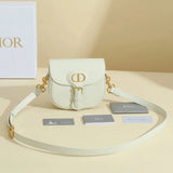 Dior Women's Bag Top version 【Maximum Version zp Level】New Bobby Classic Presbyopic Bag bobby Bobbi Saddle Bag bobbyeast-west Underarm Bag Selenodont Bag Moon Bag bobby Underarm Bag Shoulder Bag Crossbody Bag