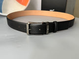 Montblanc Belt Top version 【Original Factory】Men's Leather Belt Width3.5cm Quality Full Set Packaging Original Imported Double-Sided Head Layer Cowhide 100% Original Pure Brass Buckle Dual-Use Fashion Elegant Boys Belt M Home New Custom Latest Hot