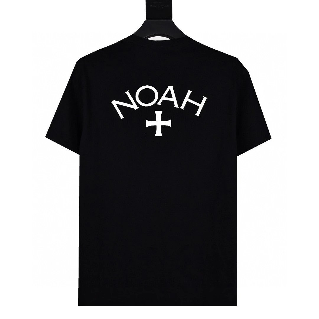 NOAH T-shirt Top Version Japanese Men and Women Couple T T-shirt Loose round Neck Cross Short Sleeve Summer Fashion Brand