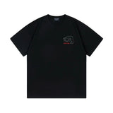 Balenciaga T-shirt Line Drawing Letters logo round Neck Short Sleeve25ss New pure cotton T Unisex T-Shirt OS Loose Fit Base Shirt Top Half Sleeve T-Shirt