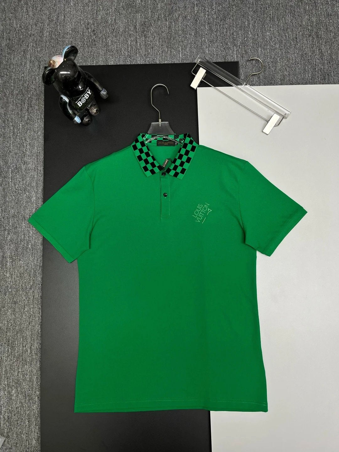 Louis Vuitton LV T-shirt Chest Letters logo Embroidery POLO Shirt Lapel Short Sleeve25ss New Unisex Commuter Short Sleeve Summer Loose Fit T Business Shirt Plus Size T-Shirt