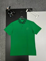 Louis Vuitton LV T-shirt Chest Letters logo Embroidery POLO Shirt Lapel Short Sleeve25ss New Unisex Commuter Short Sleeve Summer Loose Fit T Business Shirt Plus Size T-Shirt