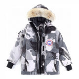 Canada Goose Down Jacket Top Version08Parka Couple Workwear down Jacket Men's and Women's Mid-Length2024Winter Ski Suit