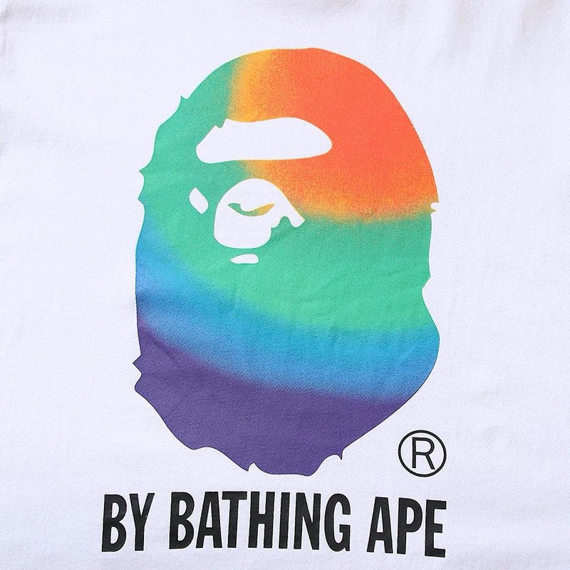 Bape T-shirt Top Version Classic Camouflage Printed Short Sleeve T T-shirt Cotton Loose round Neck Half Sleeve Shirt