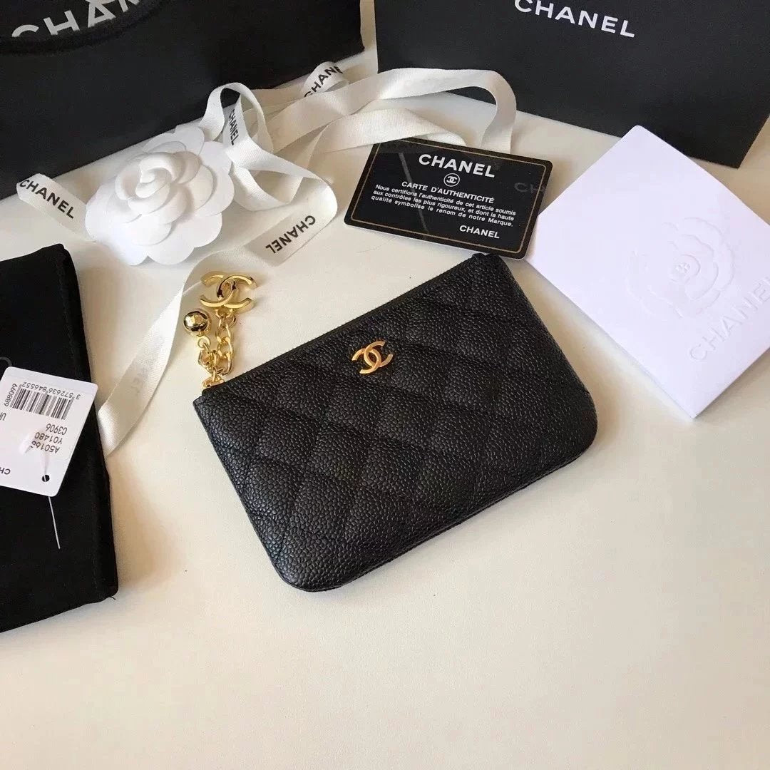 Chanel Wallet Top version 【Original Leather】Pendant Coin Purse Model Number A50168**Leather Hardware，Diamond Pattern.Original Order Quality Full Package！Size14*10*1.