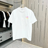 Dior T-shirt Back Hand-Painted Art Craft logo round Neck Short Sleeve25ss New pure cotton T Unisex T-Shirt OS Loose Fit Base Shirt Top Half Sleeve T-Shirt