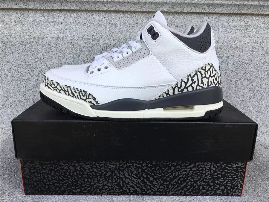 Air Jordan 3 shoes All-Match Fashion Men's Casual Sports Shoes--