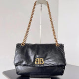 Balenciaga Bag Top version 【Counter Version with Full Package】Winter Series LeMonaco Quilted Series Chain Bag Shoulder Bag Messenger Bag Women's Bag Large Medium Small Size