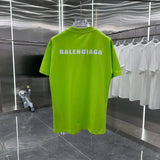 Balenciaga T-shirt Silicone Chest Engraving Mold logo round Neck Short Sleeve25ss New Pure Cotton Unisex Style T T-shirt OS Loose Fit Base Shirt Top Half Sleeve T-Shirt