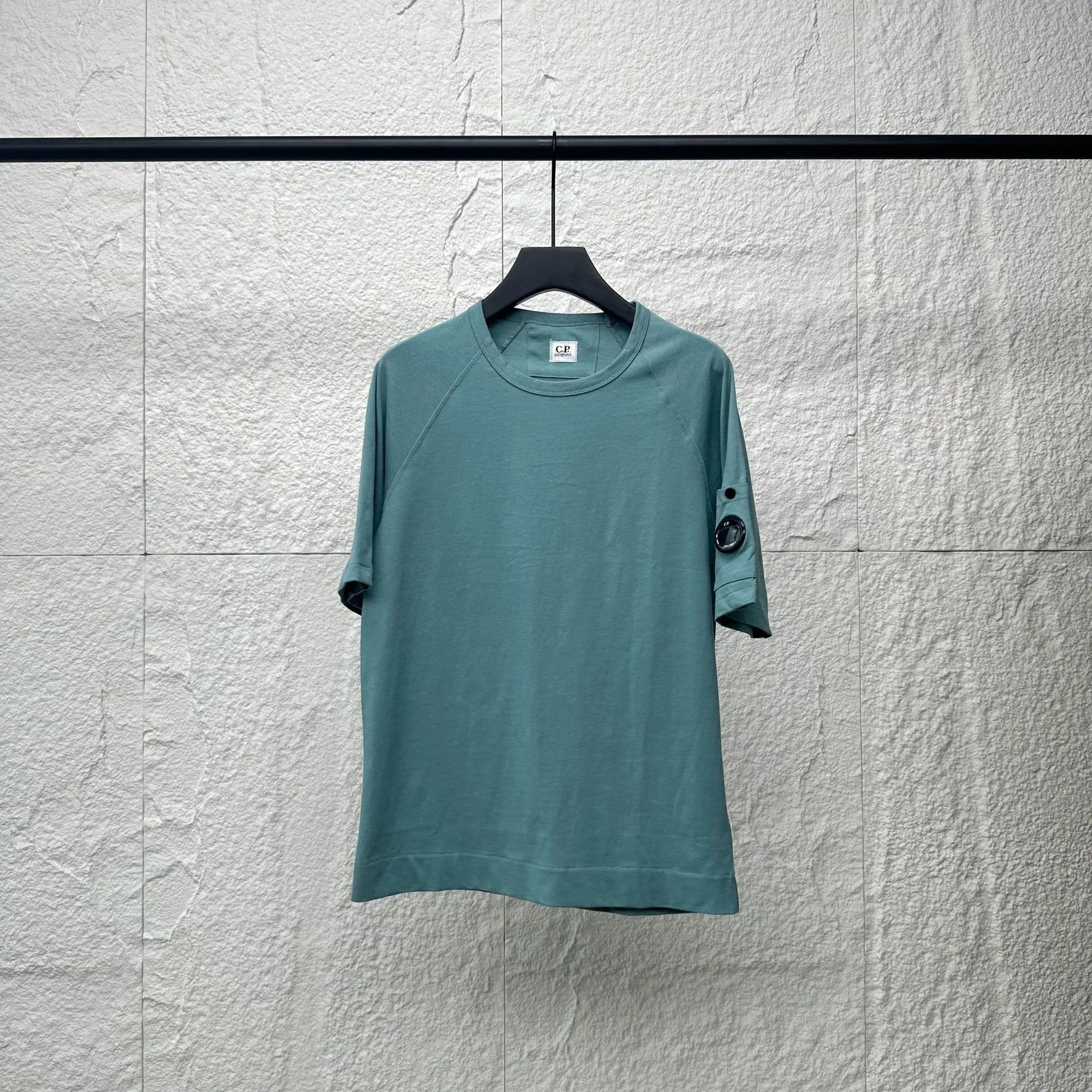 CP Company T-shirt New CP Summer American Korean Style Casual Loose round Neck Pullover Double Yarn Short Sleeve Male and Female Trendy Brand Half Sleeve T T-shirt