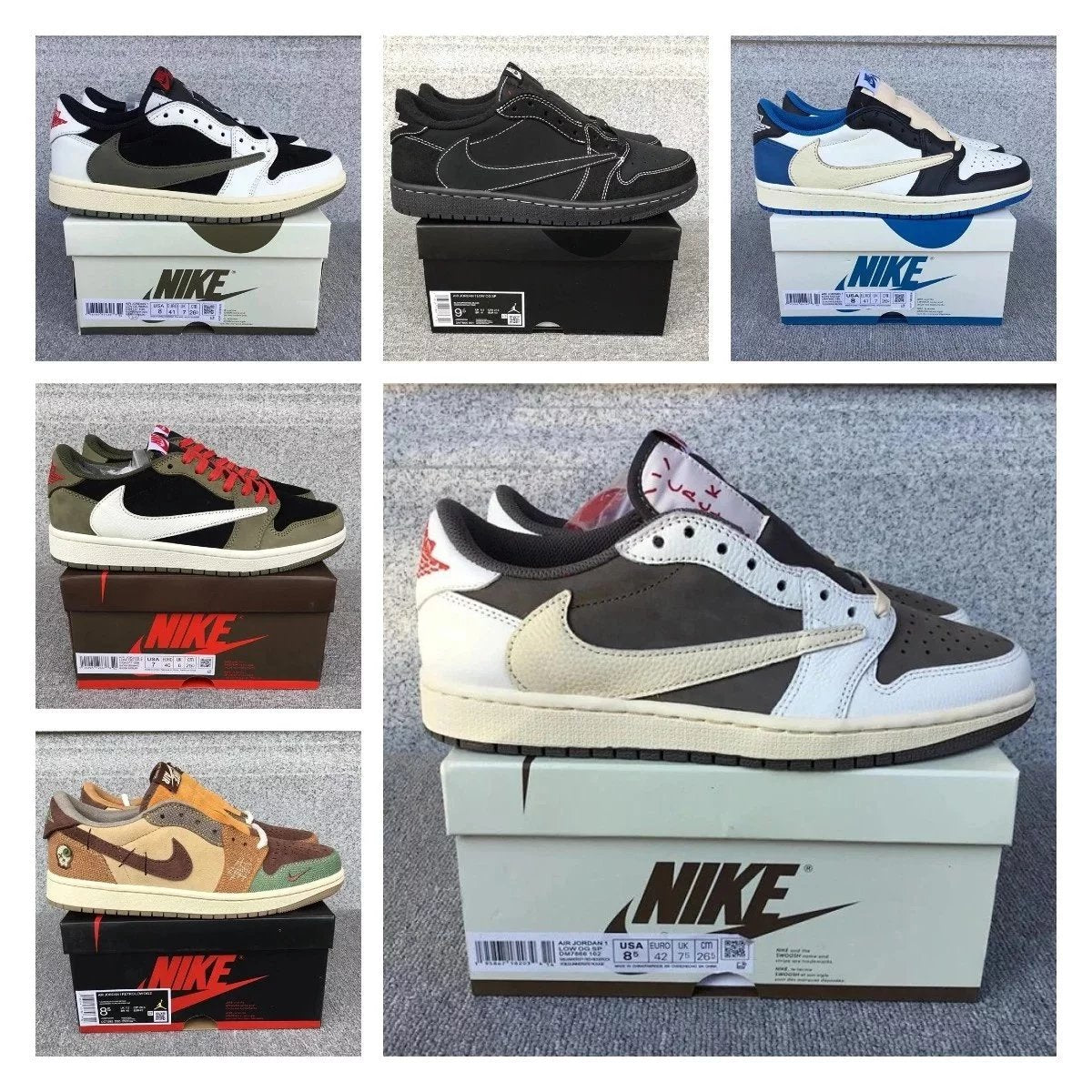 Air Jordan 1 Low shoes New All-Match Trendy Men's Casual Sports Shoes