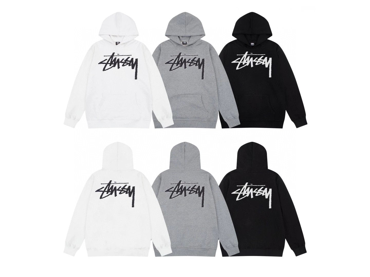 Stussy Hoodie Top Meimei Fashion Brand Classic Basic Style Hoodie World Parade Men's and Women's Couple Hooded Dice Sweater