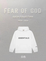ESSENTIALS Hoodie Top Verified Double Line Letters LOGO Printed Hoodie Men's and Women's Hoodies