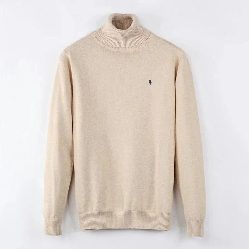 Ralph Lauren Sweater Knitwear round Neck Pullover Men's Bottoming Casual Winter Thickened New Sweater Zipper