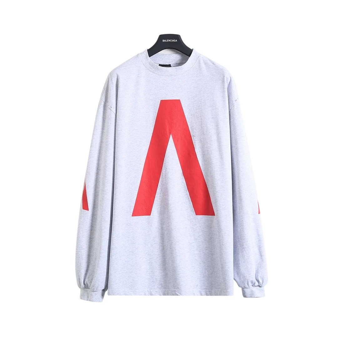 Balenciaga Hoodie 24FWArchiveMusic Music Collaboration Limited Vintage Long Sleeve T Pullover Sweatshirt Unisex Sports Casual Loose Fit Versatile New Autumn Winter Collection