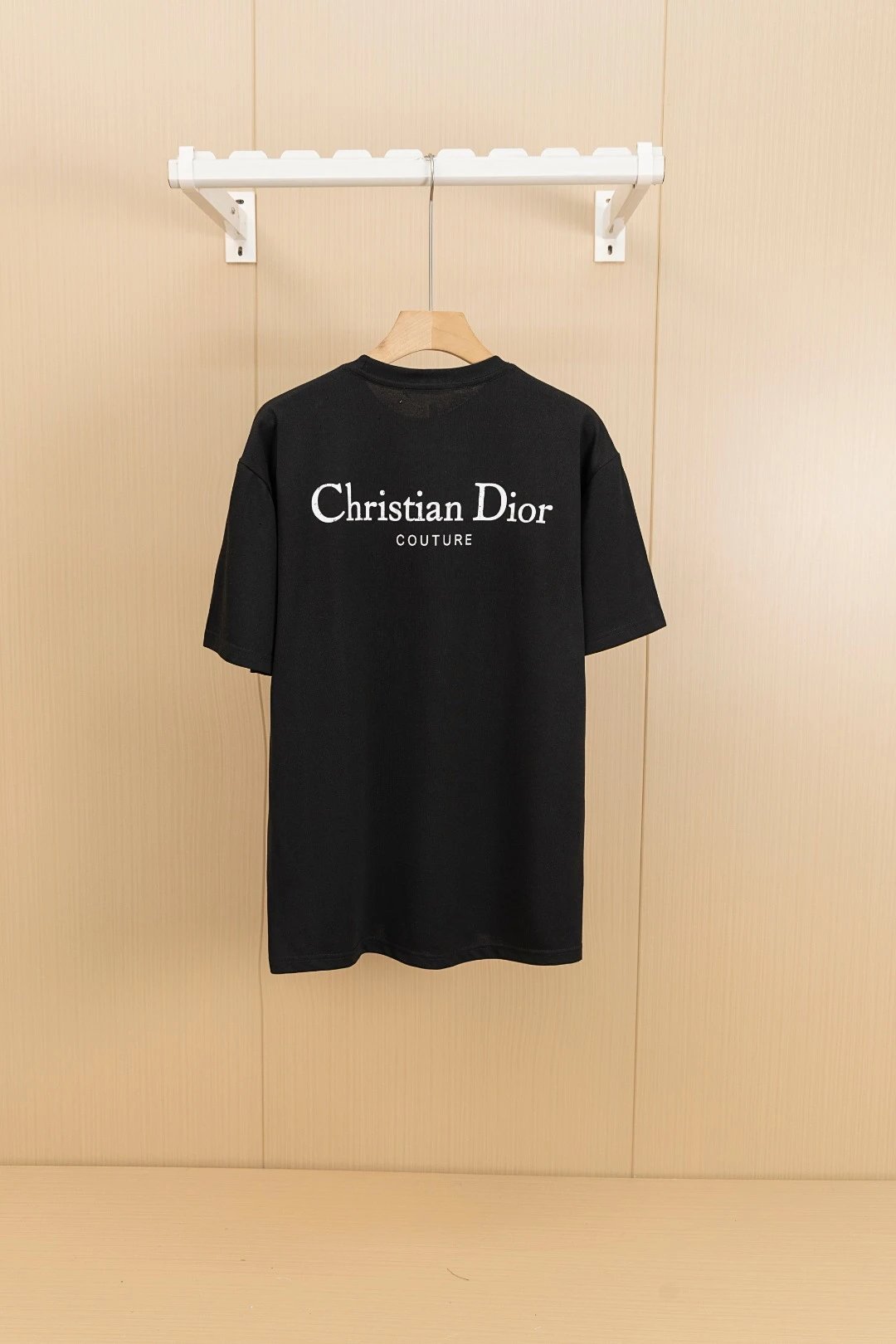 Dior T-shirt Front and Rear Adhesive Letters logo round Neck Short Sleeve25ss New pure cotton T Unisex T-Shirt OS Loose Fit Base Shirt Top Half Sleeve T-Shirt