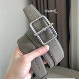Hermes Belt Top version Double-Sided Head Layer Cowhide Leather Belt Women's Belt Men's Leather Belt Leather Belt for Men and Women h Home Belt3.8cm